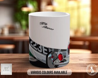 Alfa Romeo Spider S1 Mug, Car Lover Gift, Petrolhead Present, Dad Birthday Idea, Automotive Wall Art