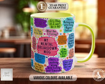 Mental Breakdown Mug: Motivational Self-Care Gift