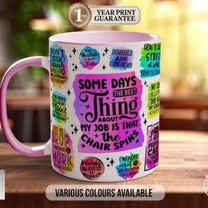 Sarcastic Work Mug – Funny Retro Office Gift