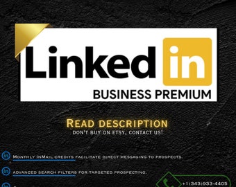 LinkedIn Business Premium 12 mesi || Leggi la descrizione ||