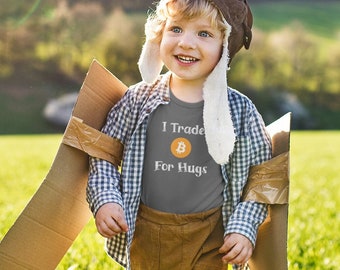Tauschen Sie Bitcoin gegen Hug Kleinkind T-Shirt, Kinder Bitcoin T-Shirt, Krypto Shirt für Kinder, Satoshi Shirt,