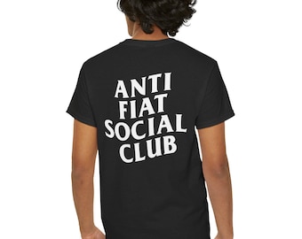Bitcoin T-Shirt: Anti Fiat Social Club Crypto Tee