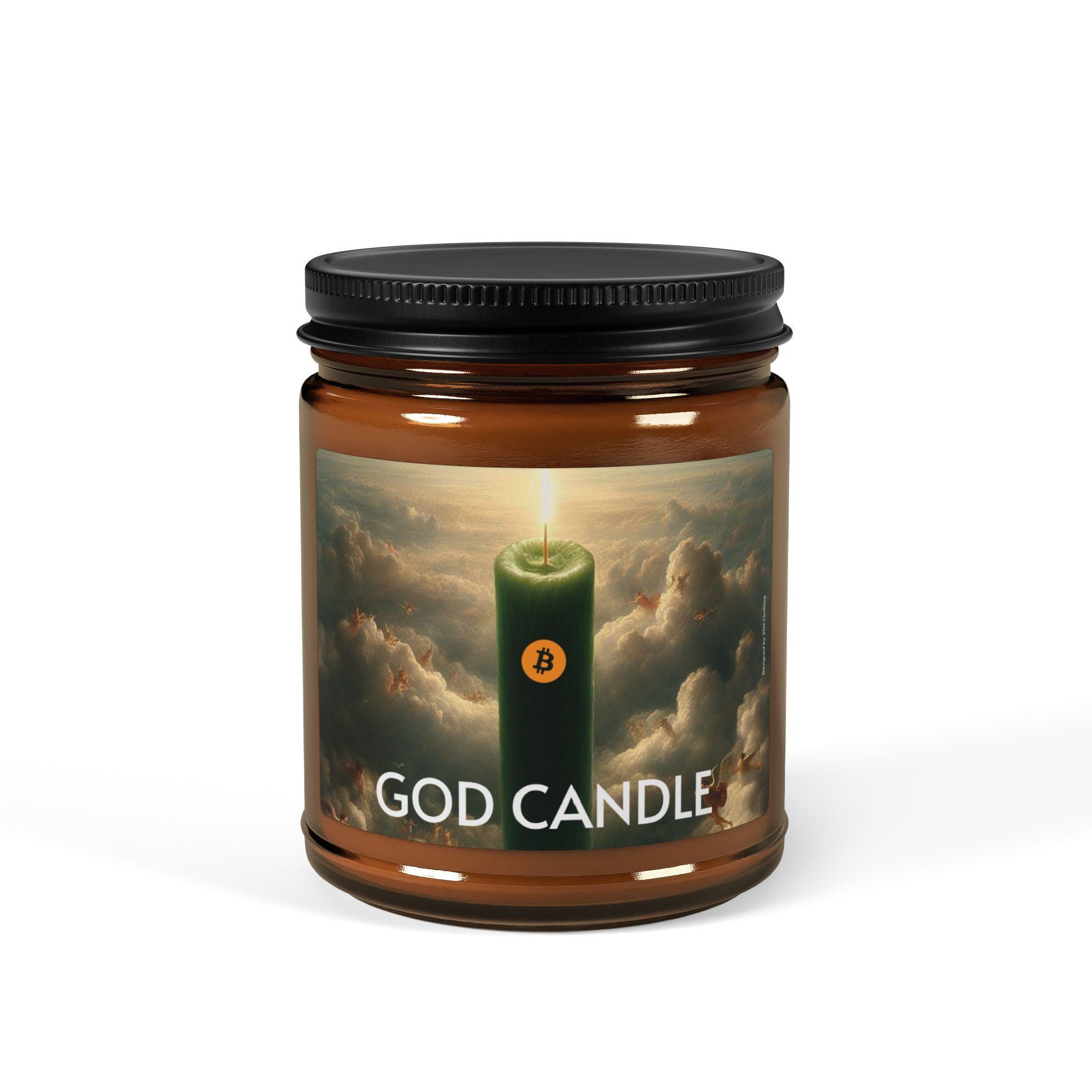 Bitcoin God Candle: Crypto Fan Gift, Luxury Scented Soy Wax - Etsy Israel