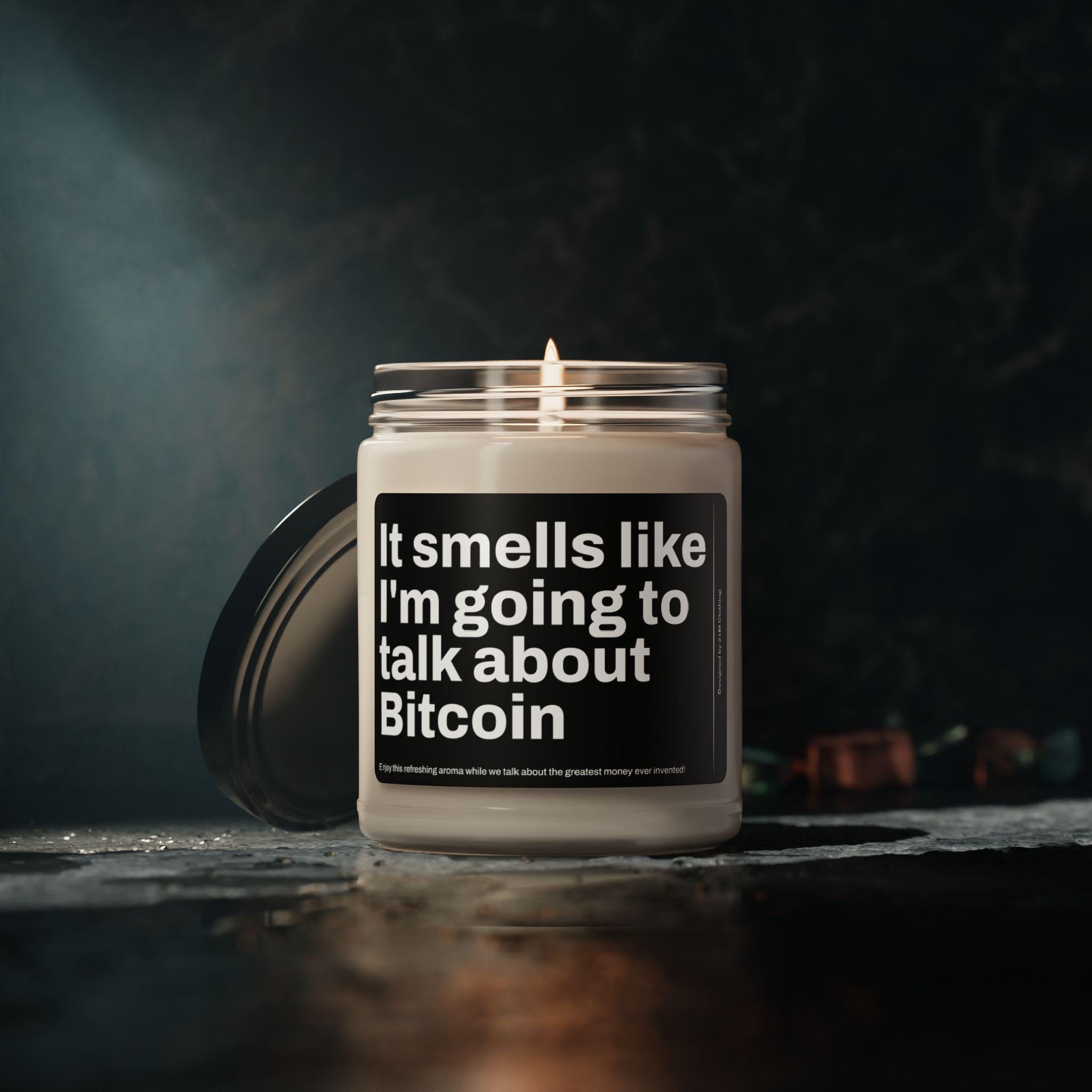 ビットコイン会話ソイキャンドル（9オンス）：暗号通貨トレーダーへのギフト - Etsy 日本