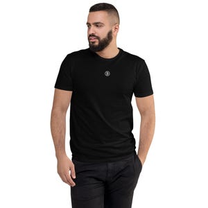 Bitcoin Shirt Saylor Style Embroidered, Fitted Unisex T-shirt, Best Gift For Bitcoin Fan, Best Gift For Him