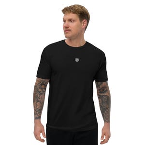 Bitcoin Shirt Saylor Style Embroidered, Fitted Unisex T-shirt, Best Gift For Bitcoin Fan, Best Gift For Him