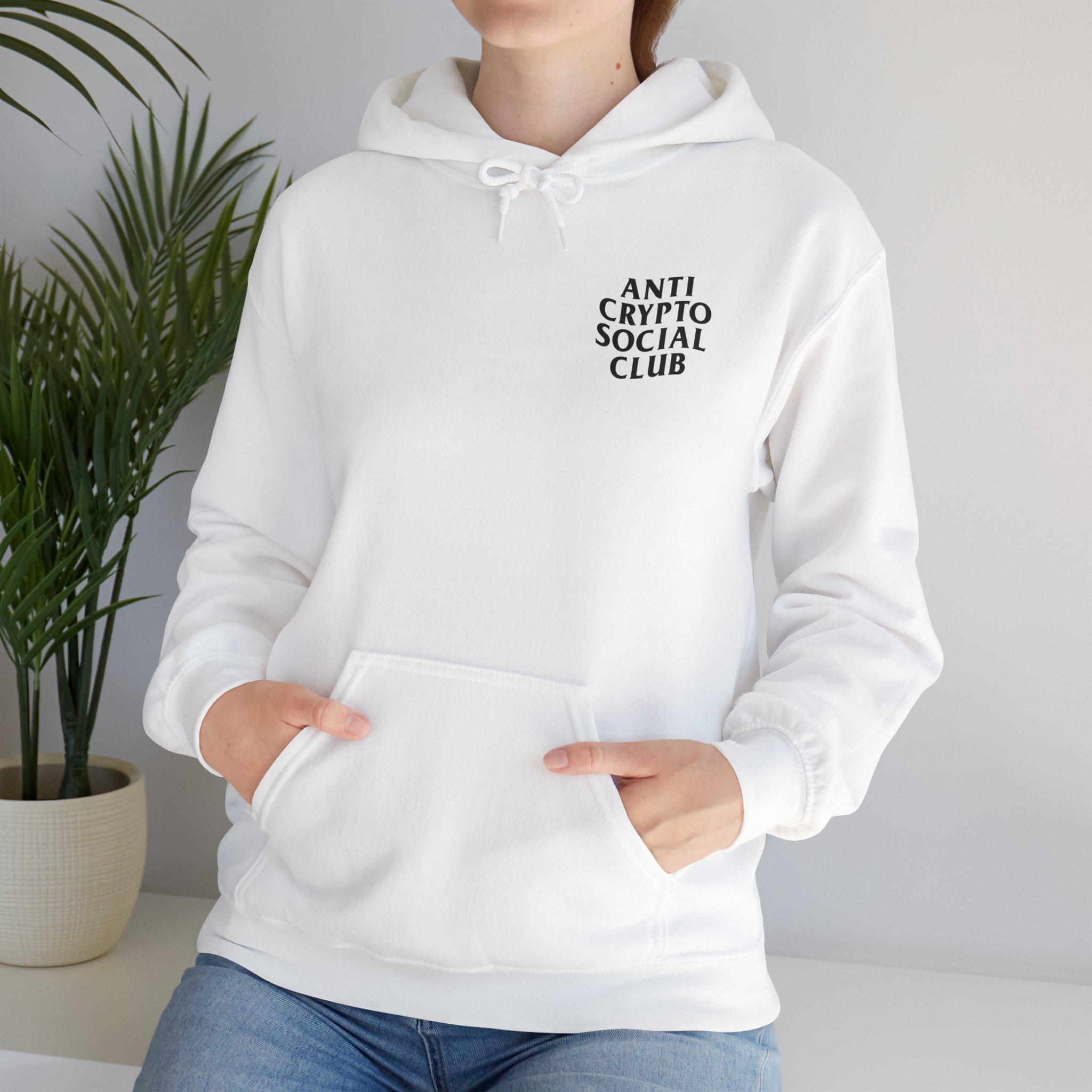 Anti Crypto Social Club Hoodie - Bitcoin Fan Gift - Etsy Ireland