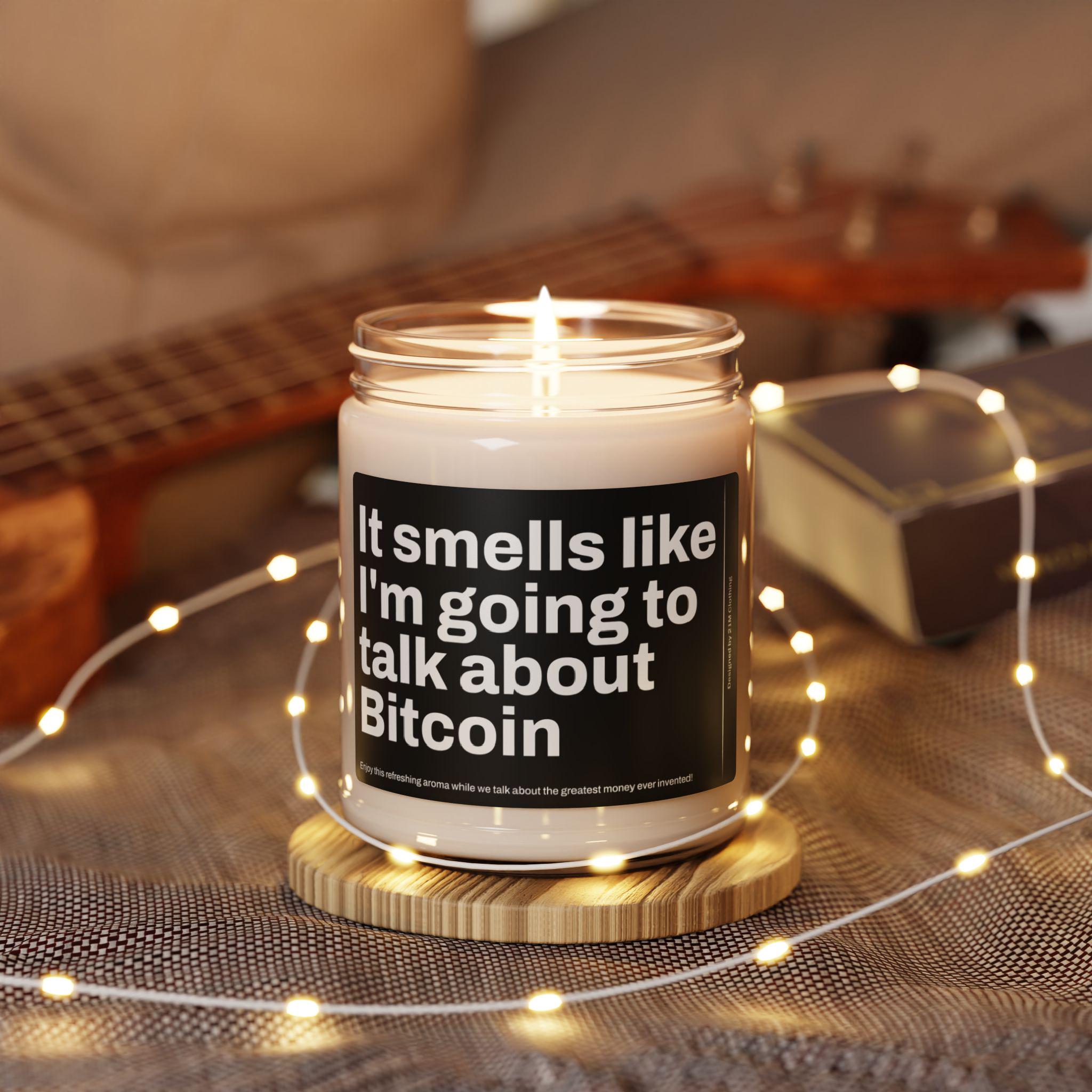 ビットコイン会話ソイキャンドル（9オンス）：暗号通貨トレーダーへのギフト - Etsy 日本