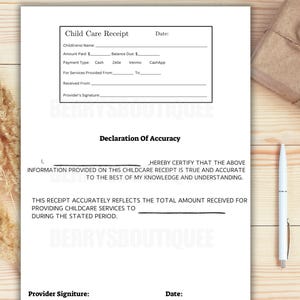 childcare receipt|daycare receipt log|babysitting payment record|babysitting receipt|babysitting payment form|home daycare receipt
