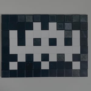 DIY Mosaic Space Invader Wall Art Kit – Retro Pixel Street Art Inspired by Paris PA_322
