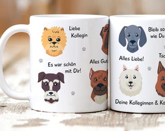 Personalized mug, farewell gift for a colleague | Customizable coffee mug for a colleague's farewell or job change