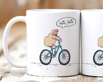 Mug with the saying "If ifs and buts were pots and pans" - Gift for cyclists | Coffee mug for cyclists, racing cyclists, fathers and many more.