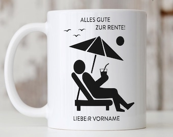 Personalized Retirement Mug | Customizable Coffee Mug | Farewell Gift for Colleague | Retirement Gift