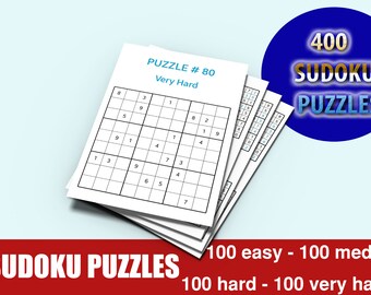 Sudoku - 400 Challenging Puzzles