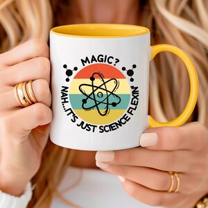 Science Flexin&#39; Coffee Mug - Fun Mug for Teachers, Science Lovers, Chemistry Gifts, Perfect for Birthdays, Coffee Lovers, Science Teacher