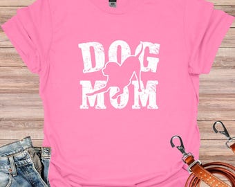 Camiseta de mamá de perro, camiseta de mamá de perro, regalo de mamá de perro, camiseta de mamá de perro, camiseta de mamá de perro, camiseta de mamá de perro, mamá peluda, camiseta de mamá de perro para mujer, amante de los perros