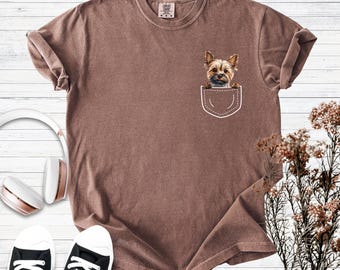 Comfort Colors Yorkie Tshirt ,Yorkie Dog Shirt, Yorkshire Terrier, Yorkie Tee, Yorkie Mom, Cute Dog Shirt, Yorkie Shirt, Dog Lover