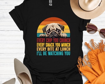 Camiseta de Pug Linda, Regalo para Amantes de los Pug, Camiseta de Perro Pug, Regalo para Dueño de Pug, Camiseta de Mamá Pug, Camiseta de Papá Pug, Camiseta Divertida de Pug, Camiseta Linda de Pug