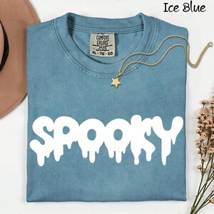 Comfort Colors Spooky Shirt, Vintage Spooky Season Shirt, Halloween Gift, Vintage Halloween Shirt, Ghost Halloween Shirt, Trendy Halloween