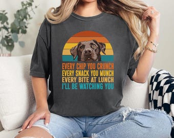 Comfort Colors Chocolate Labrador Shirt, Labrador Retriever Gift, Chocolate Lab, Lab Shirt, Lab Mom Tshirt, Lab Dad Shirt, Lab Owner Gift
