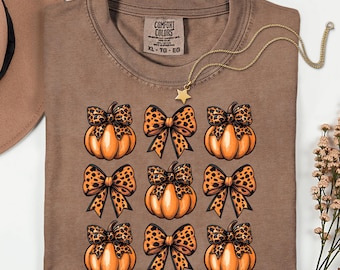 Camisa de Halloween con colores cómodos, Camisa de calabaza coqueta, Camisa linda de Halloween, Camisa de otoño femenina, Camisa de calabaza, Regalo de Halloween, Regalo para ella
