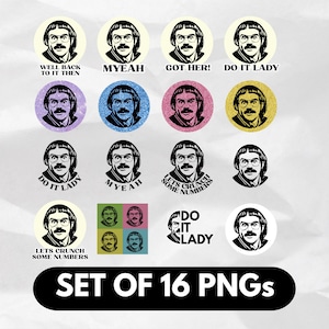 Viral Meme PNG Set: Chit, Myeah, Do It Lady (Instant Download, 16 Designs)