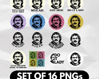 Viral Meme PNG Set: Chit, Myeah, Do It Lady (Instant Download, 16 Designs)
