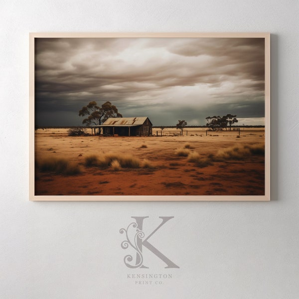 Modern Australian Outback Photo Painting Print | DIGITAL Art | Room Decor | Wall Art | Modern PRINTABLE Digital Download | KE_10496