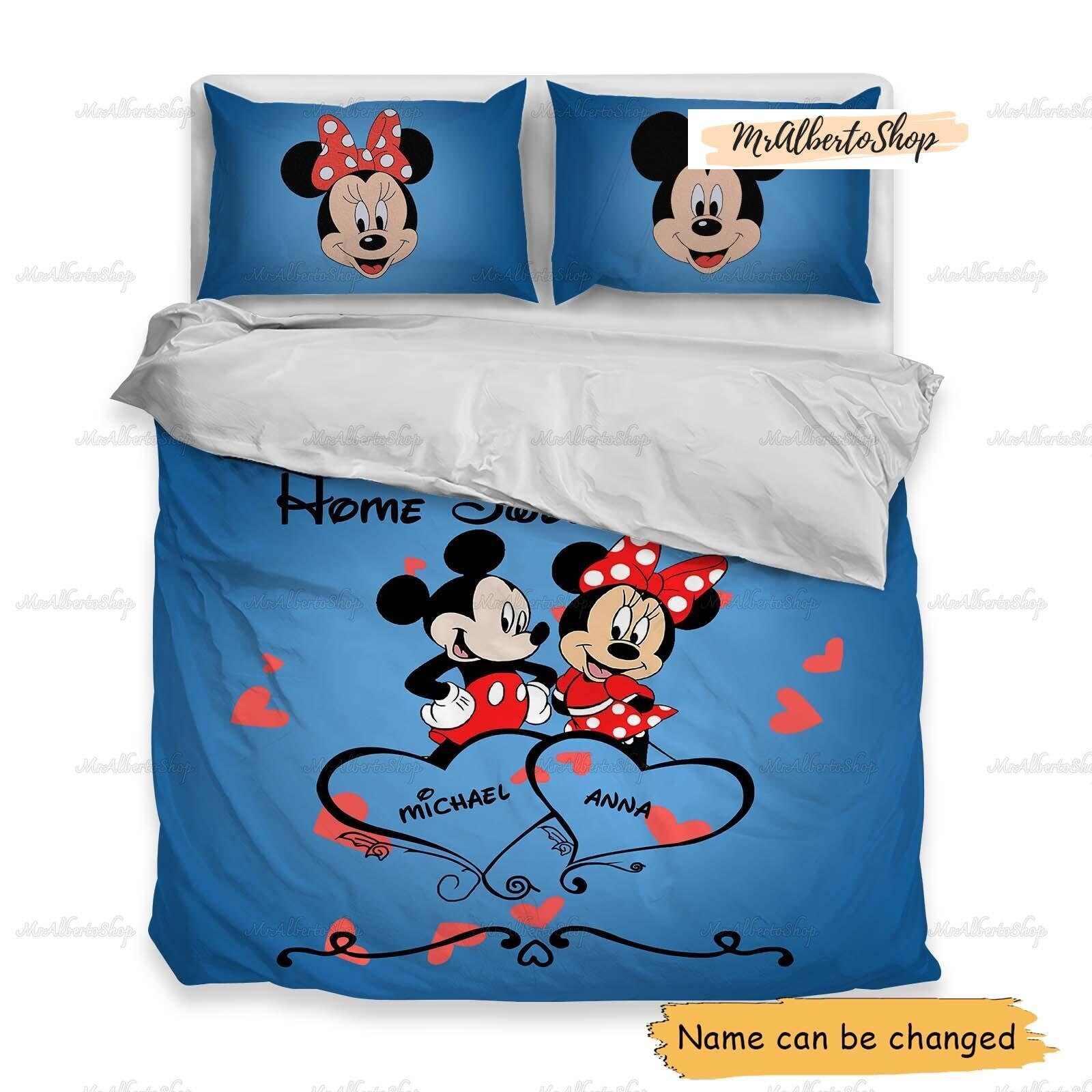 Personalized Disney Couple Bedding Sets