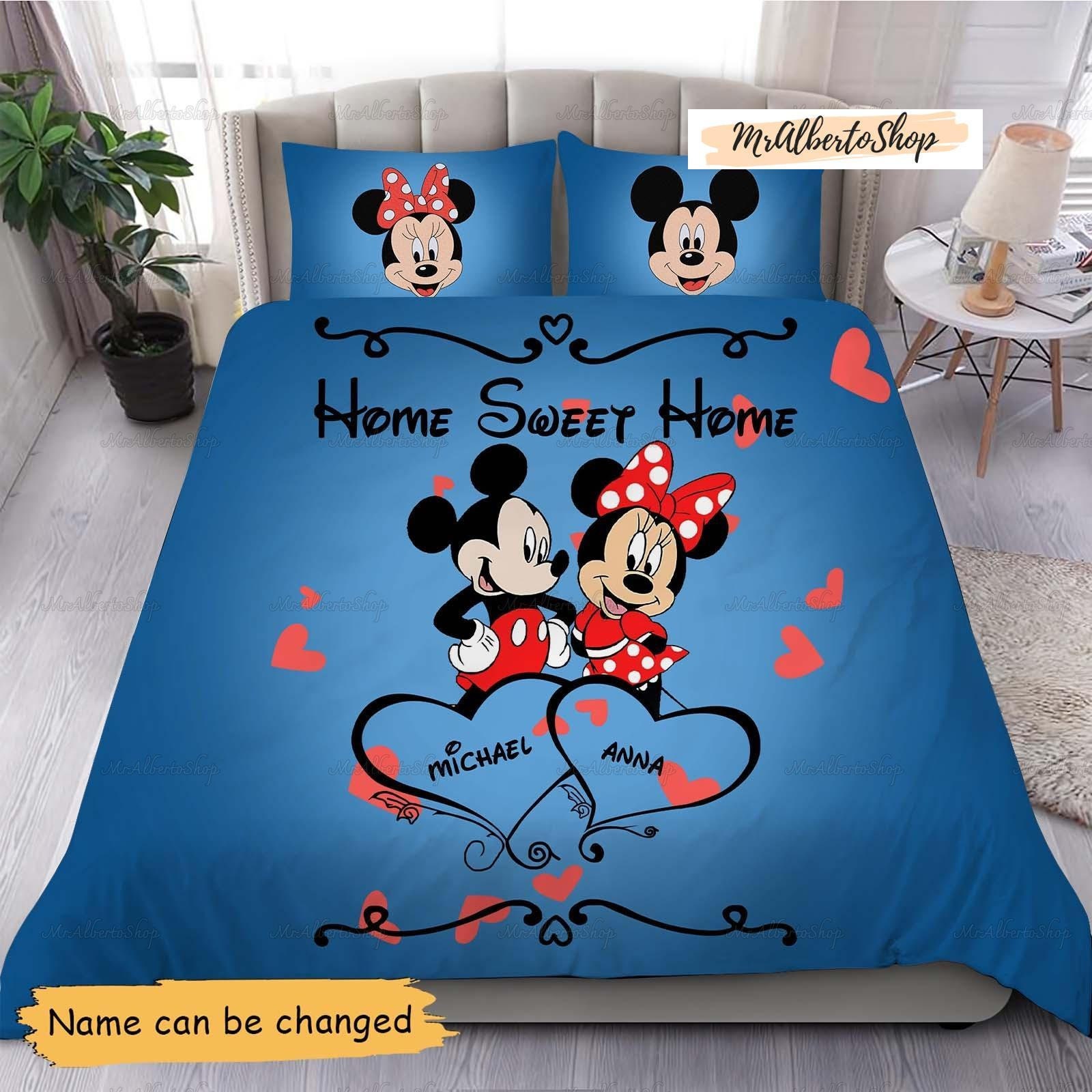 Personalized Disney Couple Bedding Sets