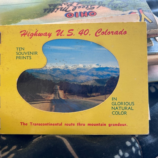 Rocky Mountains National Park Colorado Photo Book Souvenir