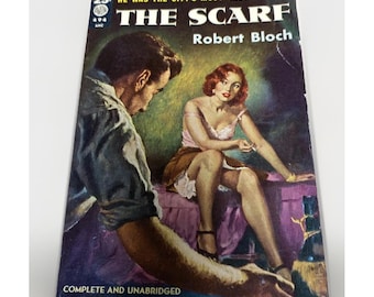 1947 The Scarf Robert Bloch Novel Book Softcover First Edition