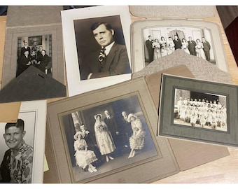 Jaren 1900 Jaren 1950 Kabinet Kaart ingepakt Foto's Nalatenschap Foto's Verweesde gevonden foto's