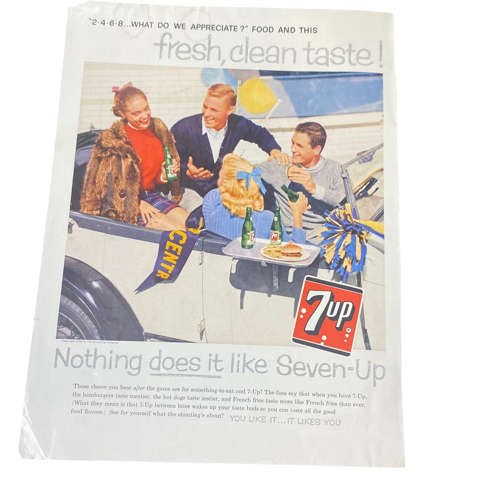 7up Vintage Poster - Etsy