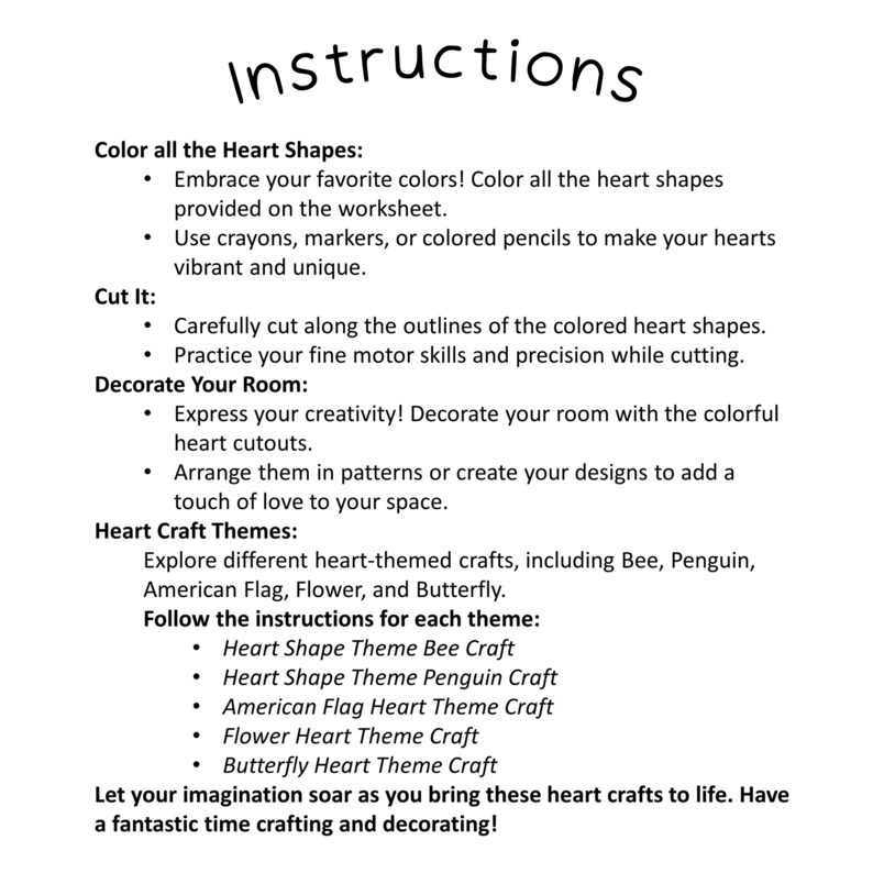 Valentines Day Printable Crafts Printable Valentines Craft For Kids Valentines Preschool Craft