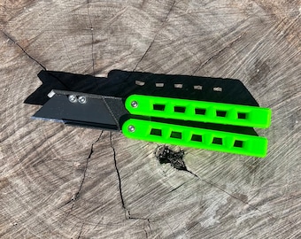 Cuchillo multiusos magnético Balisong / Impreso en 3D