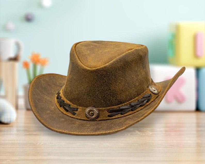 thumbnail image 2 of UDIYO Women Men Felt Wide Brim Western Cowboy Hats Belt Buckle Panama 2 of 11