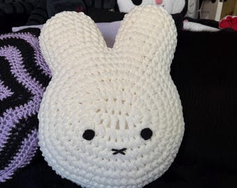 crochet bunny pillow