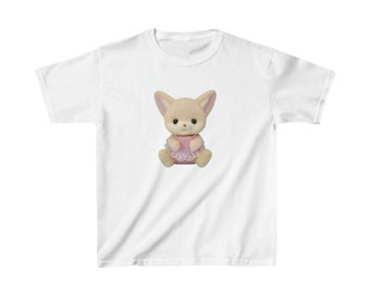 calico critter baby tee, y2k graphic tee, sylvanian family 90s baby tee, coquette crop top, infant tee