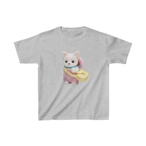 calico critter baby tee, y2k graphic tee, sylvanian family 90s baby tee, coquette crop top, infant tee image 5