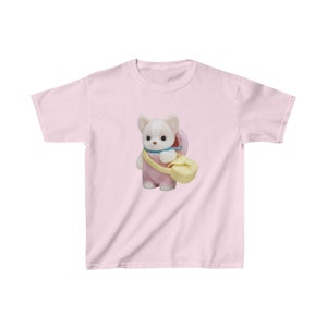calico critter baby tee, y2k graphic tee, sylvanian family 90s baby tee, coquette crop top, infant tee image 7