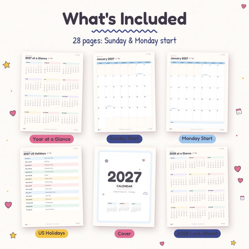What's included: sinking funds overview, cash envelope budget, monthly savings summary, 20 themed fund trackers such as emergency fund, vacation and Christmas, and a blank tracker.