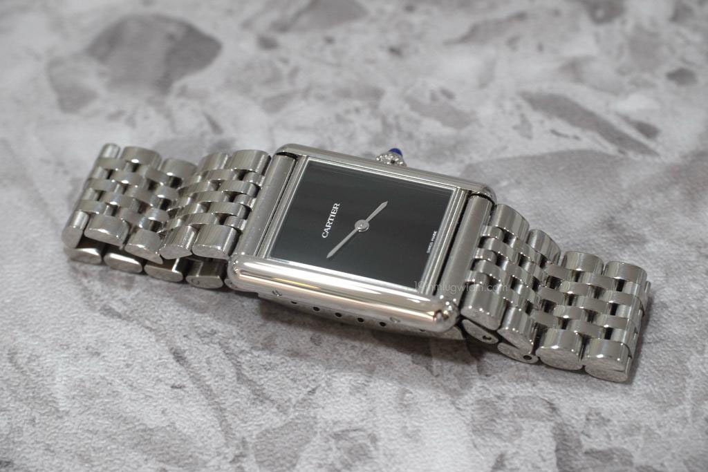 Cartier ステンレススチール リンクブレスレット 19mm Stainless Steel Seven Link Watch Bracelet: Quick Release - Etsy