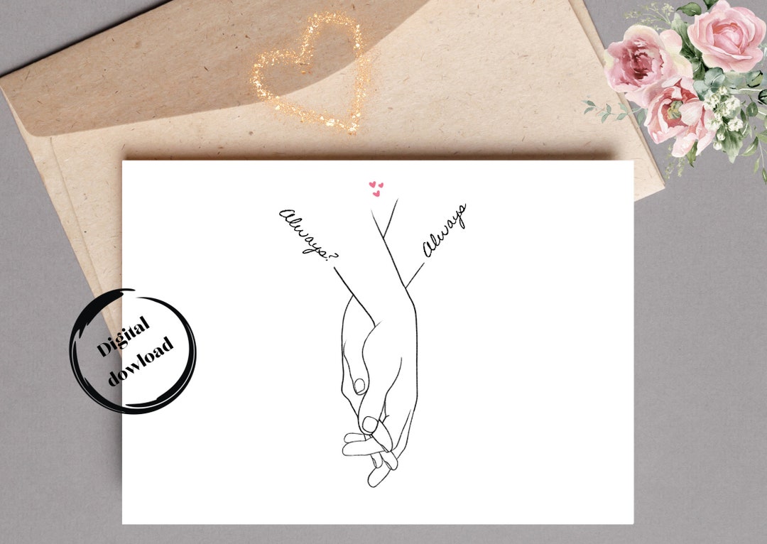 Printable Valentine's Day Card, Digital Download Valentine's Day Card ...