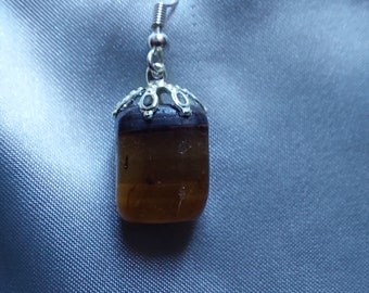 Tiger eye earring