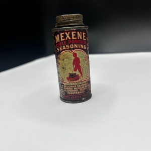 Mexene Chilipulver Würzdose aus den 1950er Jahren