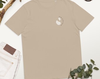 Mental Health Awareness - It's ok to not feel ok - Unisex organic cotton t-shirt