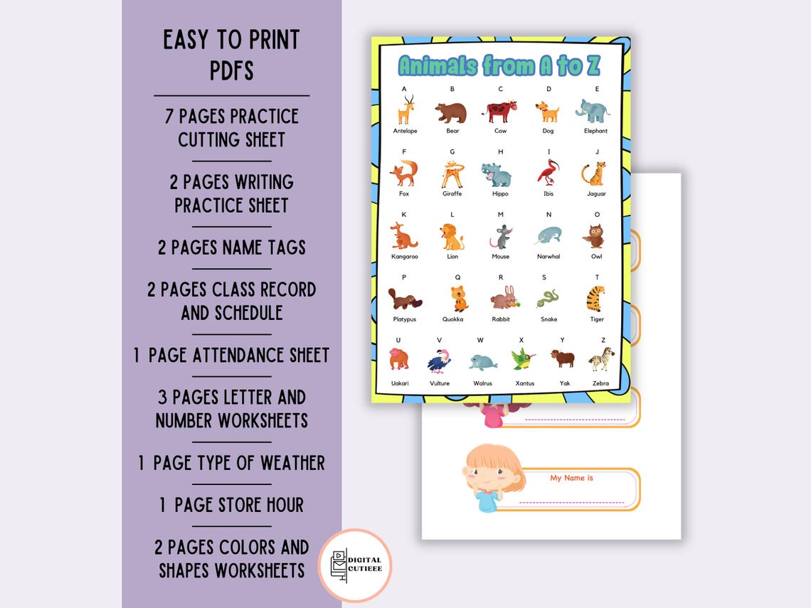 School Pretend Play Printable for Preschool Pretend Play Printable ...