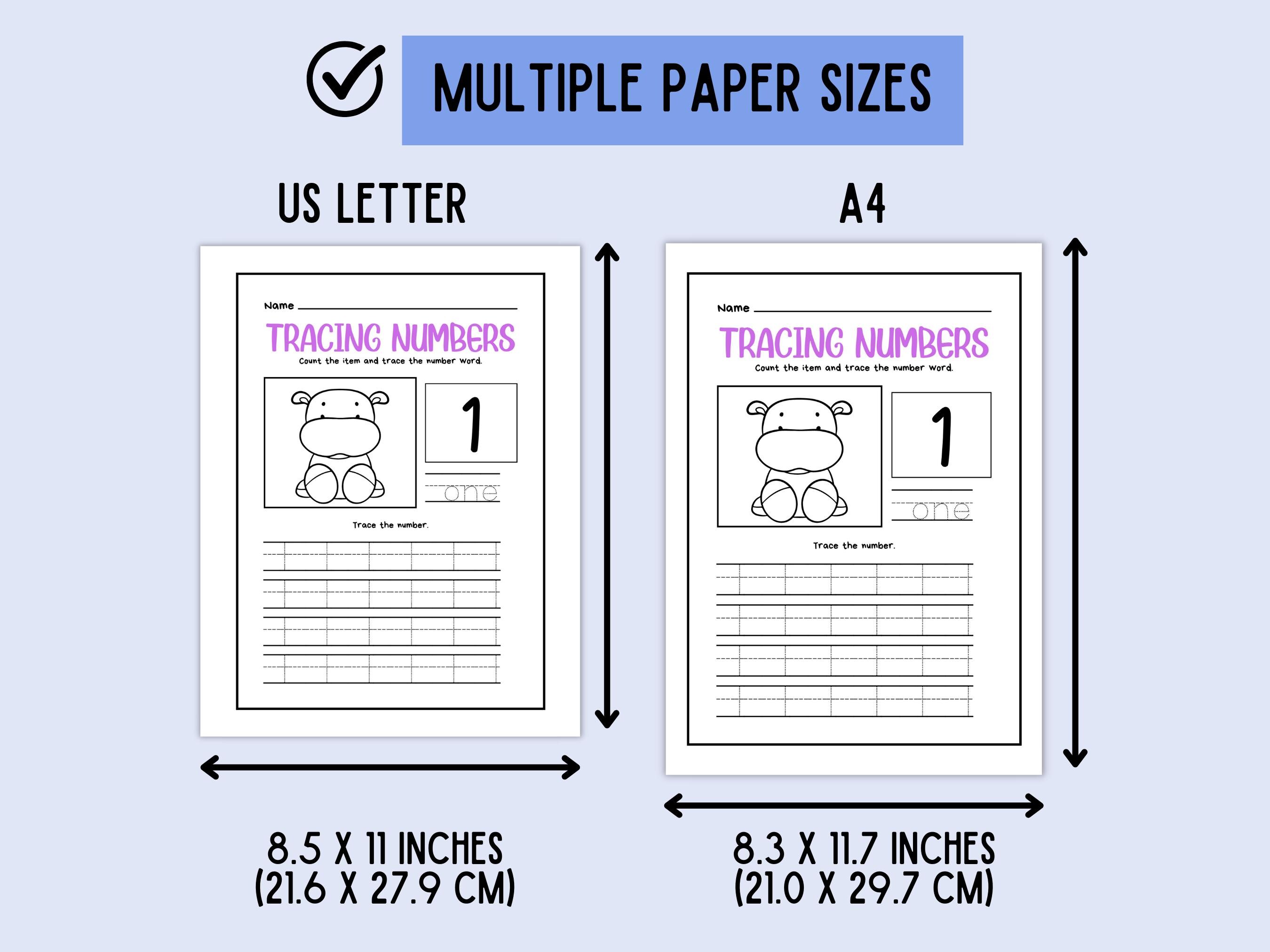 Preschool Number Tracing Worksheet Printables Number Tracing Worksheet ...