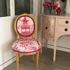 Up-cycled Vintage French Provincial Chair